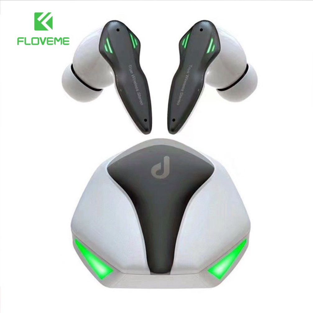 Tai nghe chơi game Bluetooth Gaming Floveme PK86  - Không dây có mic với độ trễ cực thấp - Pin Cực Trâu .