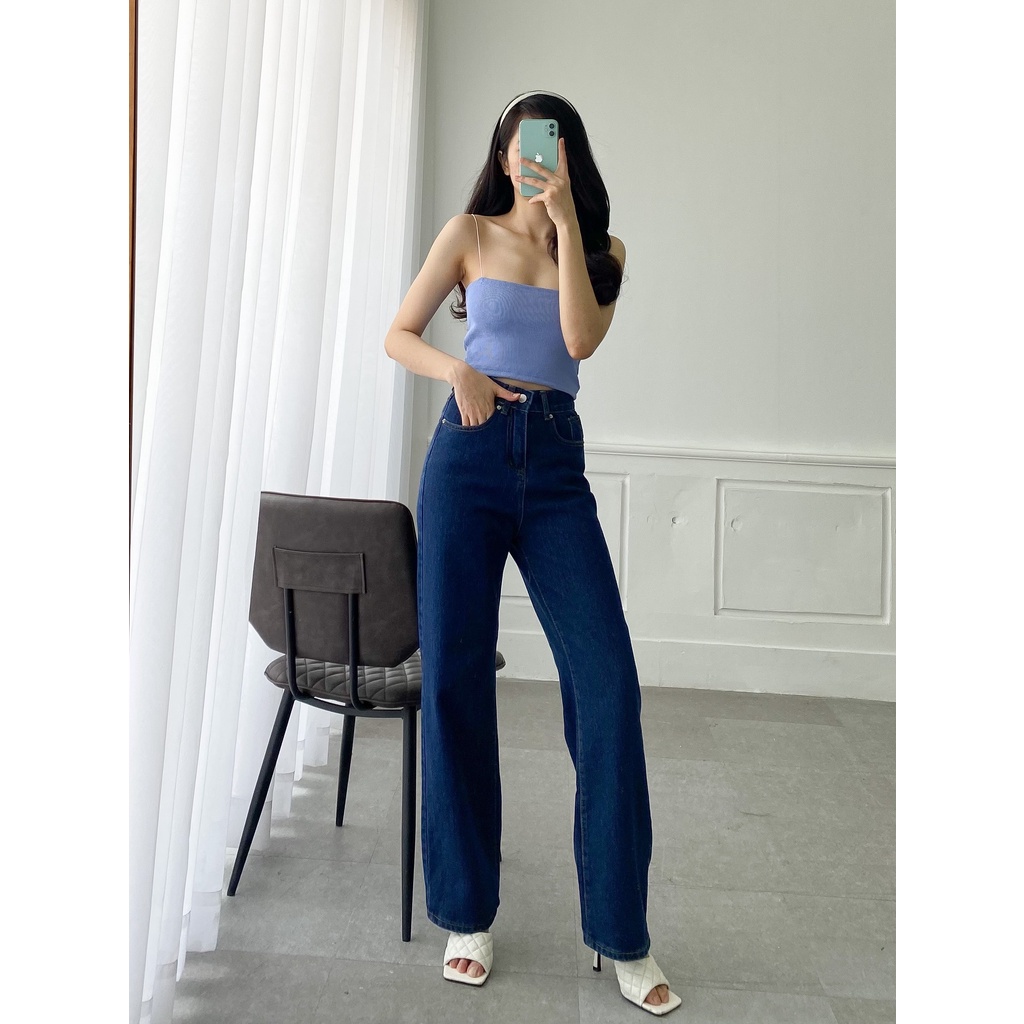 Quần Jean ống suông dáng dài LADY STYLE &amp; OUTFITS