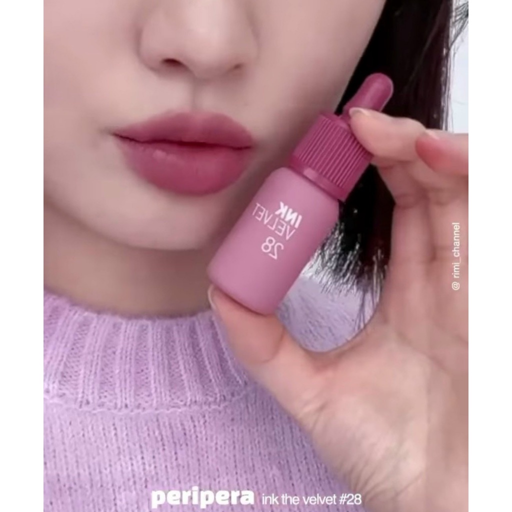 Son Môi Peripera Ink Velvet #28Mauveful Nude