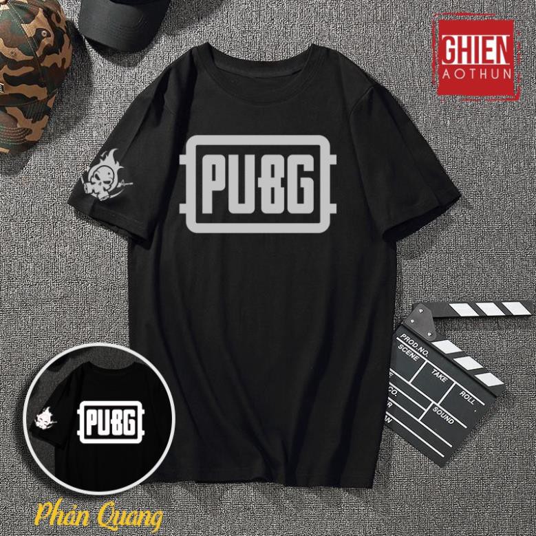 [ SIÊU ĐẸP ] -  Áo Thun ngắn Tay Nam Nữ Game PUBG (Phản Quang)  -  shop uy tín