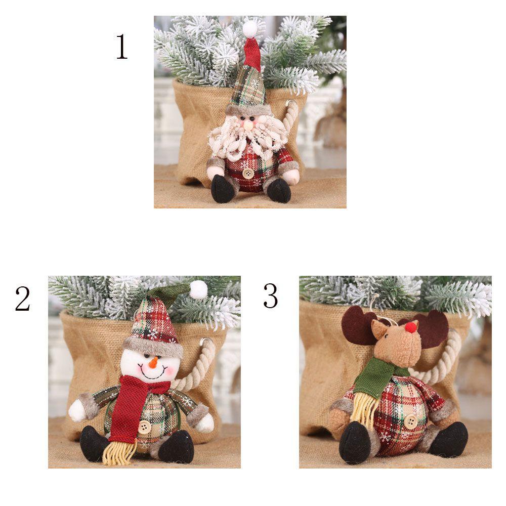 Búp Bê Hình Ông Già Noel / Người Tuyết / Nai Sừng Tấm Thời Trang
