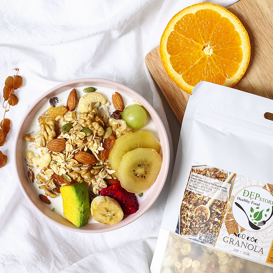 Ngũ Cốc Granola Nhiều Hạt Ăn Kiêng Healthy Đẹp Store Giảm Cân Tự Nhiên