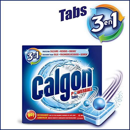 Viên vệ sinh tẩy lồng giặt máy giặt Calgon - Hàng Pháp