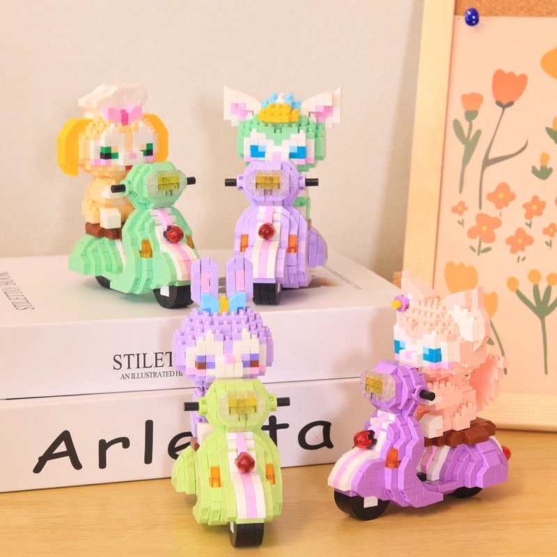 Lắp Ráp Nhân Vật Hoạt Hình Stella Xe Đua Mini