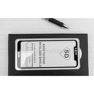 Dán kính cường lực full màn hình 5D Nokia X5/NOKIA 5.1 PLUS phủ màu Tặng ốp dẻo Silicon