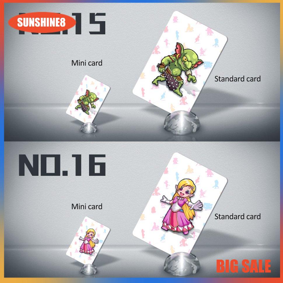 【SUN】25pcs Set PVC Card The Legends Of Breath Of The Wild WOLF LINK For Amiibo