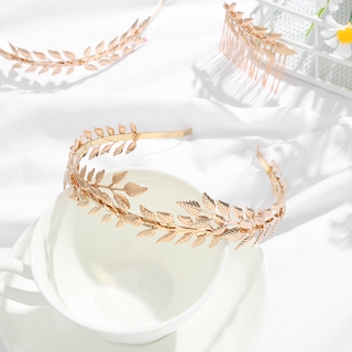 UPLUCKEY Cài Tóc Kiểu Chiếc Lá Thời Trang Cho Nữ