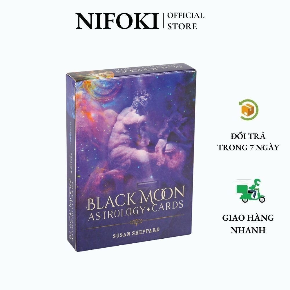 Bộ bài Tarot Black Moon Astrology cards Nifoki E2