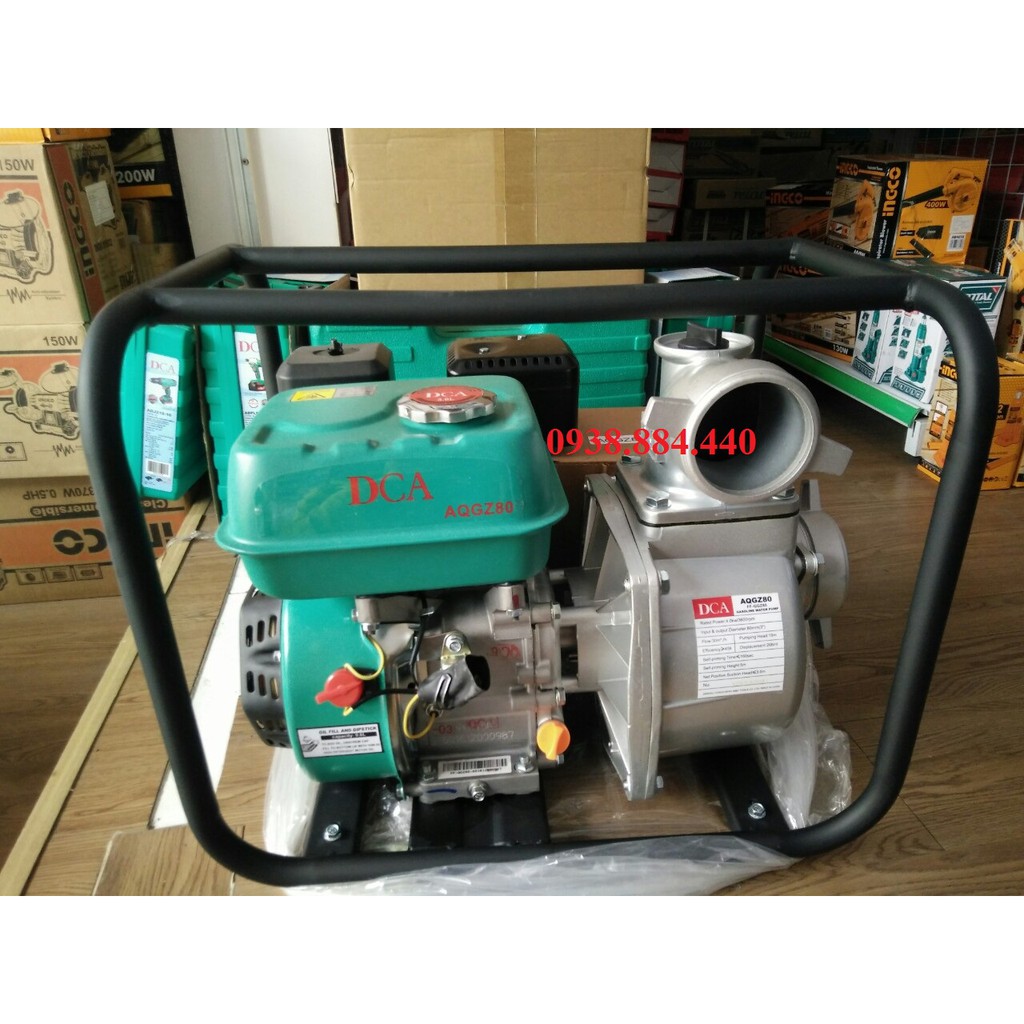 4000W MÁY BƠM NƯỚC DÙNG XĂNG DCA AQGZ80