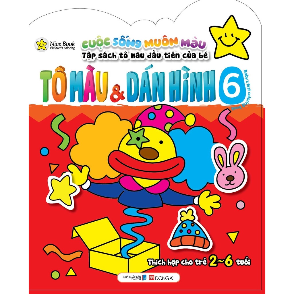 Sách - Bộ Tô Màu Và Dán Hình - Cuộc Sống Muôn Màu (Cuốn Lẻ Và Combo) - Đông A - DAB