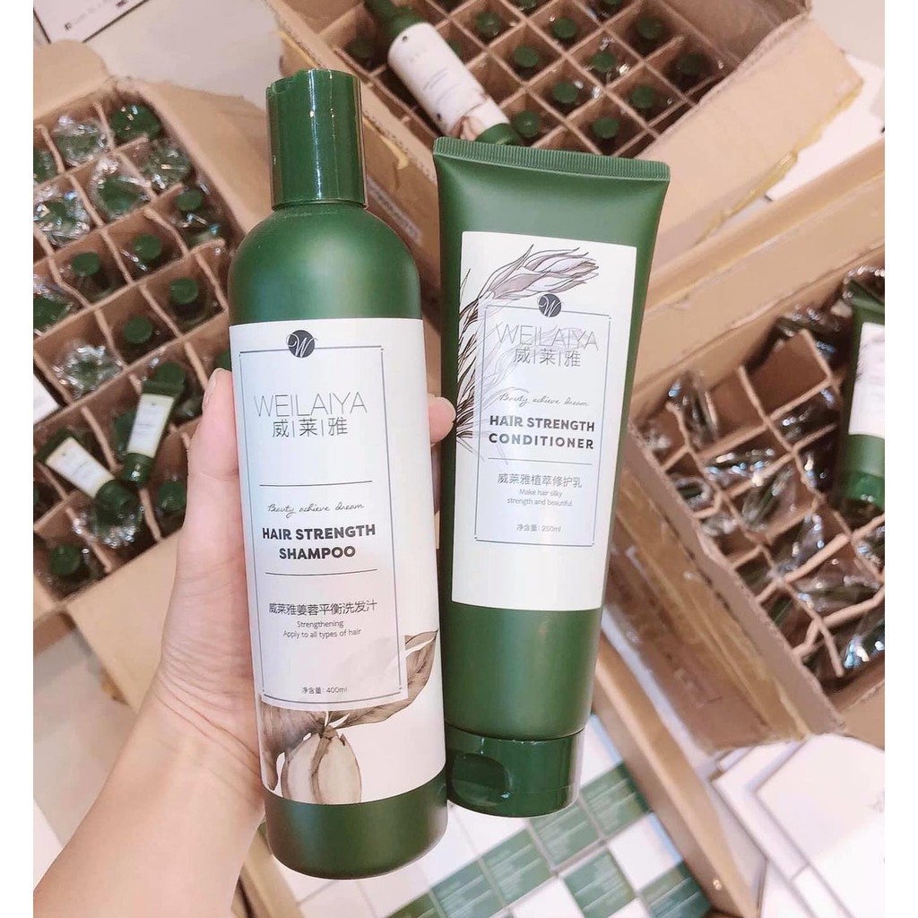 Bộ Dầu Gội Xả Weilaiya Tinh Chất Gừng Hỗ Trợ Mọc Tóc Cao Cấp- Hàng Chính Hãng | BigBuy360 - bigbuy360.vn