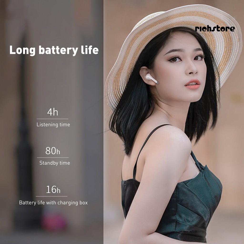 Tai Nghe Bluetooth 5.0 Không Dây Ej-Qw12 Thiết Kế Thể Thao Và Phụ Kiện