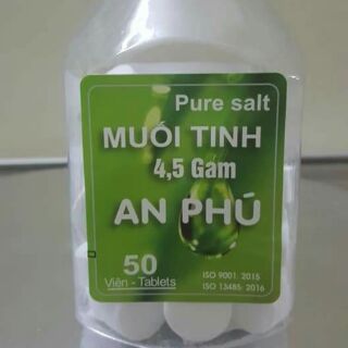 Combo 5 lọ viên muối tinh NaCl 0,9%