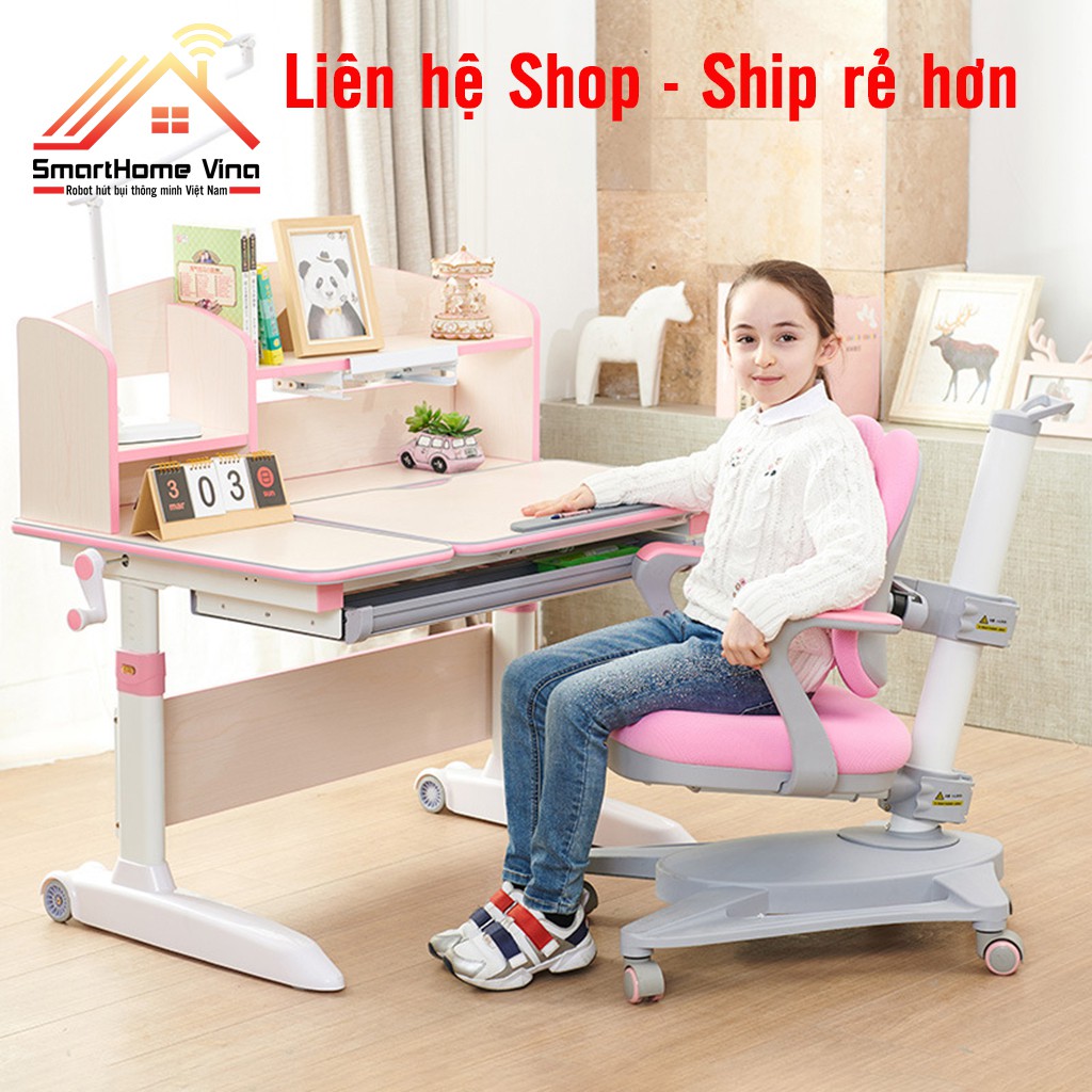 Bộ bàn ghế chống gù chống cận thông minh, cao cấp cho học sinh từ 3-18 tuổi | BigBuy360 - bigbuy360.vn