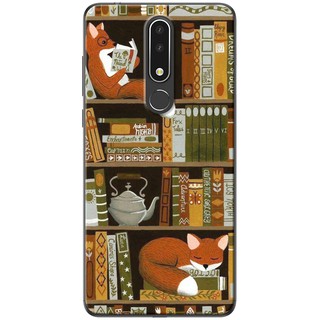 Ốp lưng Nokia 3.1 Plus, 5.1 Plus, 6.1 Plus in hình Cáo đọc sách