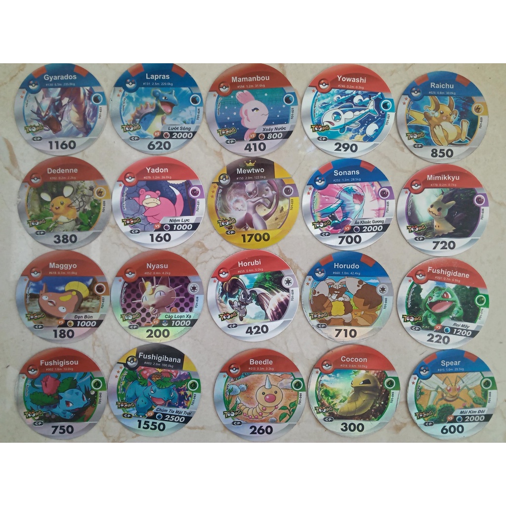 Thẻ Toonies Pokemon mùa tiến hóa siêu cấp