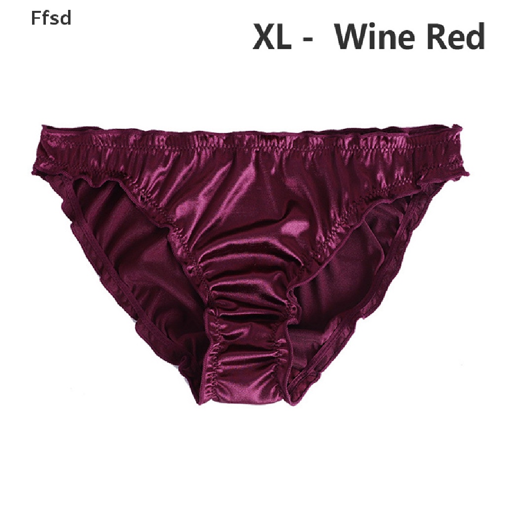 {Ffsd} Quần Lót Satin Lưng Thấp Siêu Co Giãn Gợi Cảm Cho Nữ * Hot