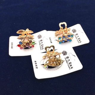Kẹp tóc mái Đính đá càng cua set 3kẹp