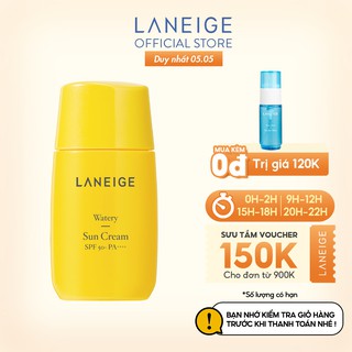 Kem Chống Nắng Cho Da Thường Đến Da Khô Laneige Watery Sun Cream SPF50+ PA++++ (50ml)