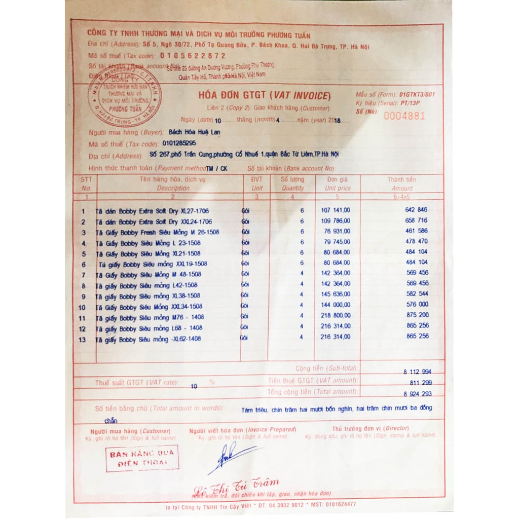 MIẾNG LÓT BOBBY NEWBORN 1 108 MIẾNG