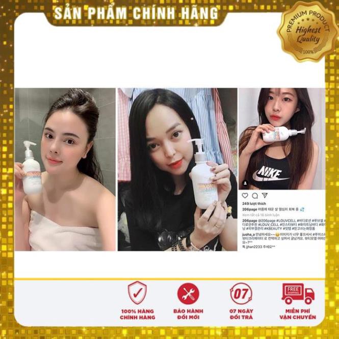 Body louvcell tuýt nhỏ 120ml trắng da dùng hàng ngày có tem đầy đủ dưỡng trắng da từ sâu bên trong | BigBuy360 - bigbuy360.vn