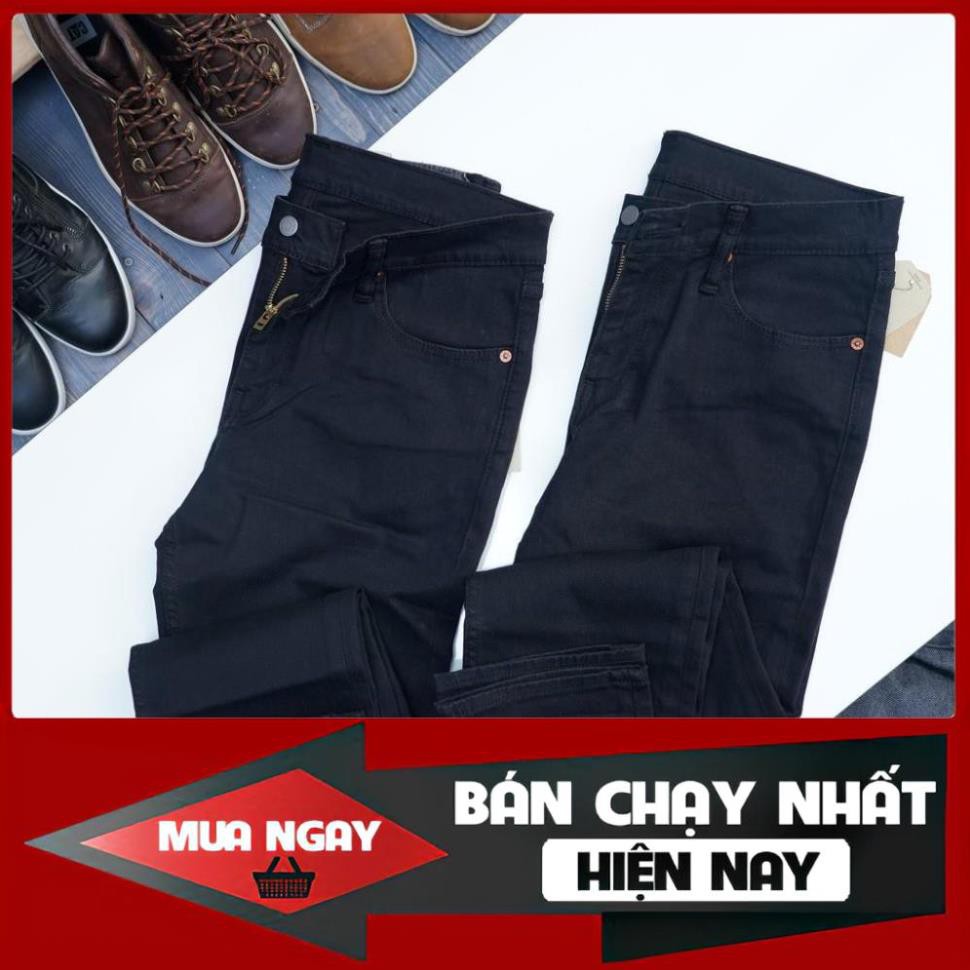 [Bán Sỉ]- Quần Jeans Levis 511 mầu đen ống đứng, dáng suông, co giãn nhẹ. Hàng xịn Made in Cambodia