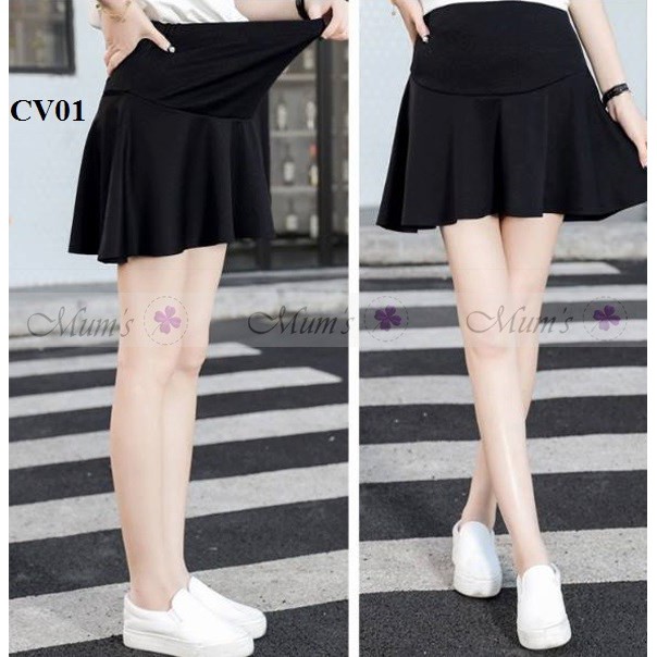 CHÂN VÁY BẦUFREESHIP Chân váy dáng xòe màu đenĐầm công sở