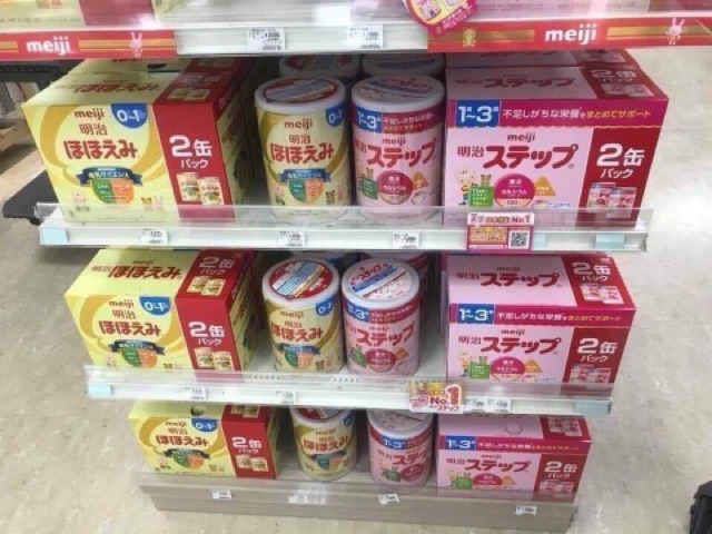 COMBO 2 HỘP SỮA MEIJI 1-3 NỘI ĐỊA NHẬT BẢN (HỘP 800gr x 2)