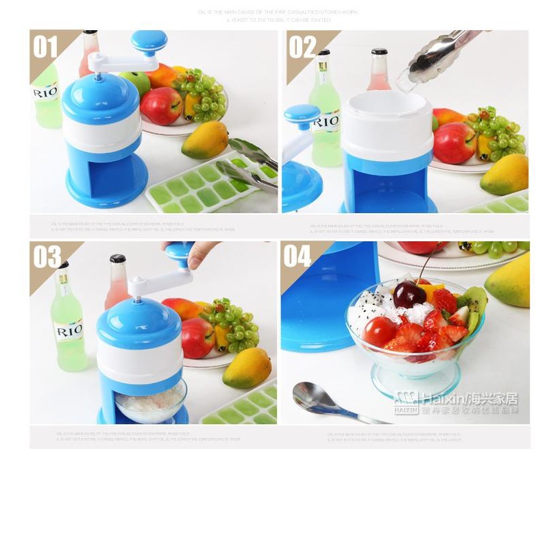 Dụng cụ bào đá mini bằng tay,Máy Bào Đá Tuyết Mini Quay Bằng Tay, Nhỏ Gọn Tiện Dụng
