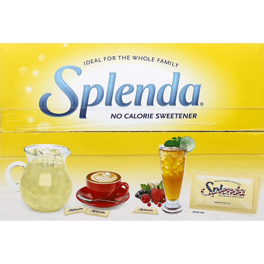 Đường SPLENDA Zero Calorie Granulated Sweetener của Mỹ cho người ăn kiêng, bệnh tiểu đường, DAS, Sugar Alternative