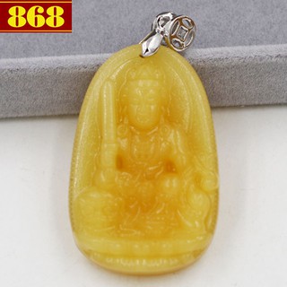 Mặt dây chuyền phật văn thù sư lợi bồ tát 4.3 cm vàng