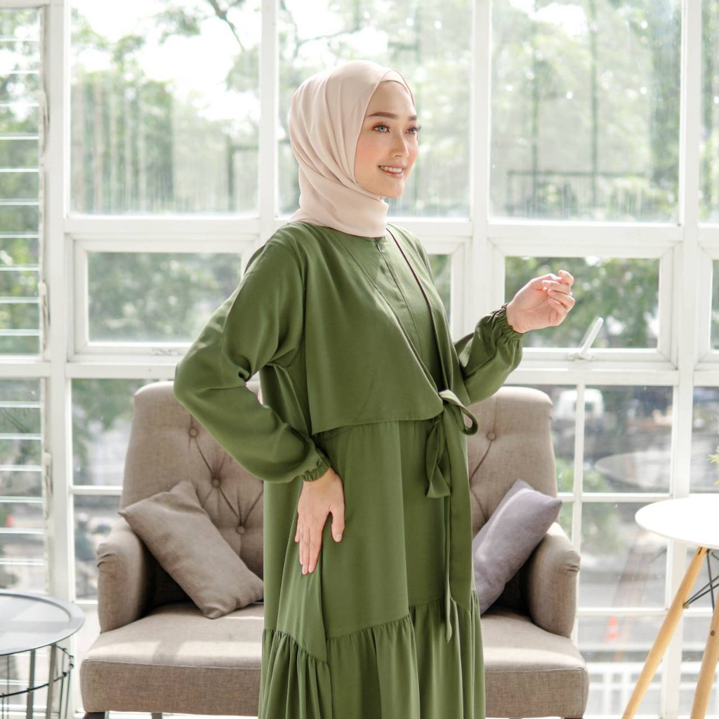 Amie Maxi Caroline 1| Quần áo thời trang Hồi giáo | Gamis phụ nữ Today | Quần quân đội đa dạng | Hq