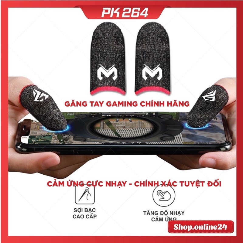 găng tay chơi game sợi cacbon ( màu xanh)