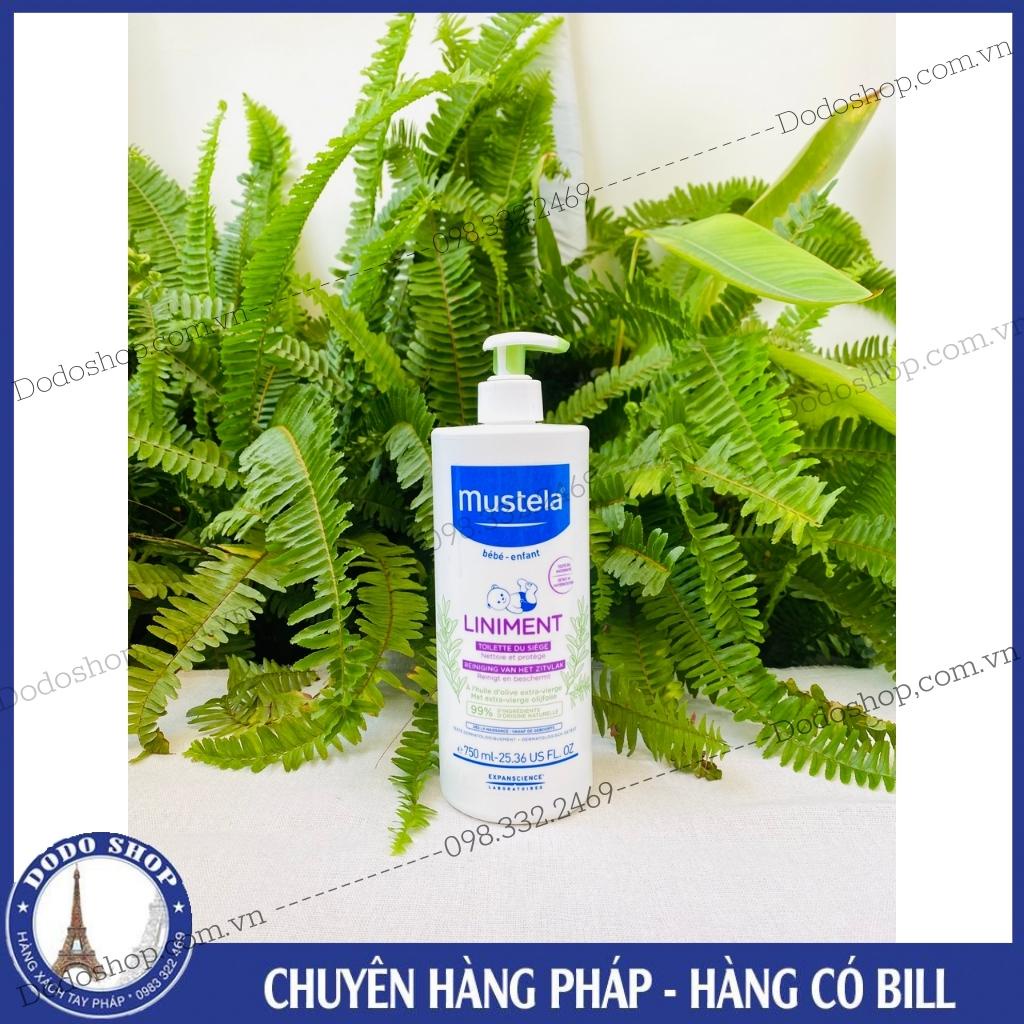 Dung dịch vệ sinh thay bỉm Liniment của Mustela 750ml_Dodoshop.com.vn