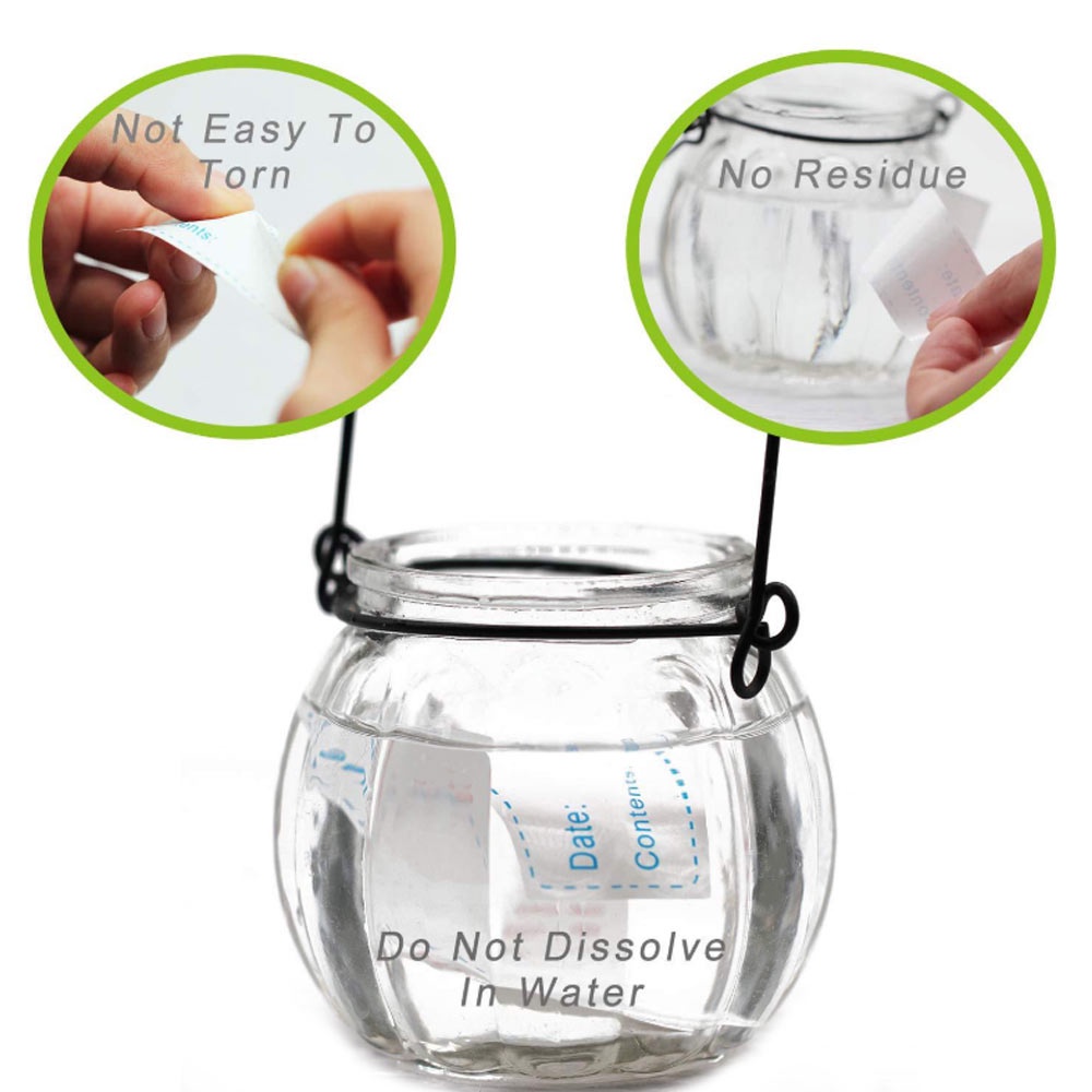 Nhãn Dán Đánh Dấu Hộp Đựng Thực Phẩm Trong Tủ Lạnh Chống Thấm Nước Tiện Dụng