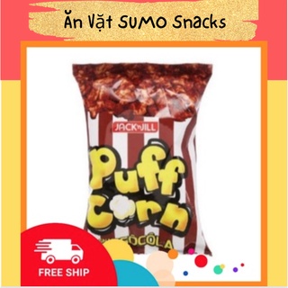 Bánh Snack Vị Socola Puff Corn 45g-Ăn Vặt Sumo Snack