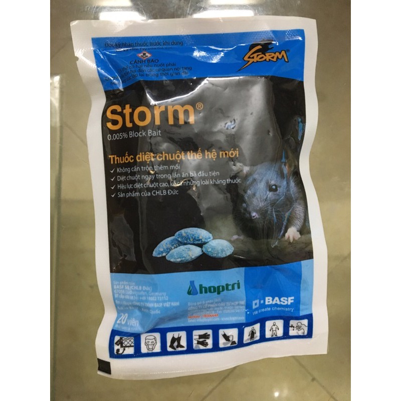 Kẹo diệt chuột thế hệ mới Storm ( 20 viên)