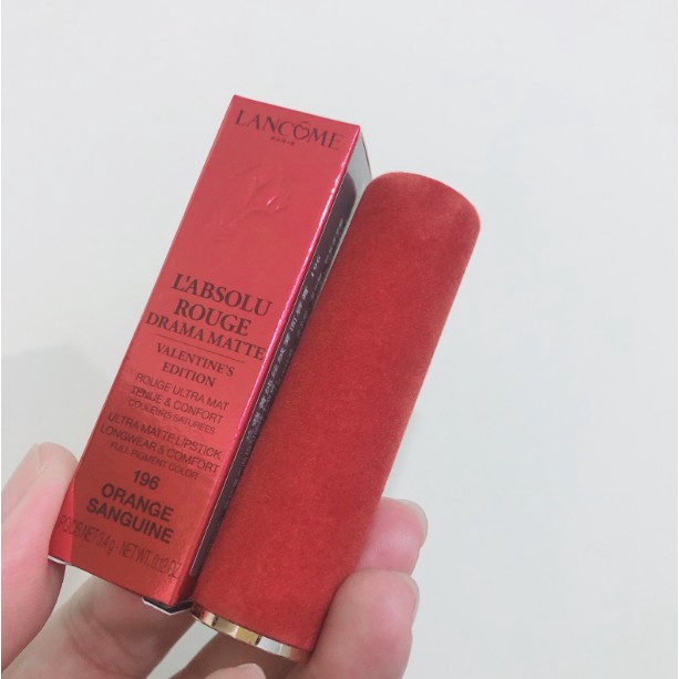 Son môi Lancome 3.4g 196g màu sắc nhung lì quyến rũ