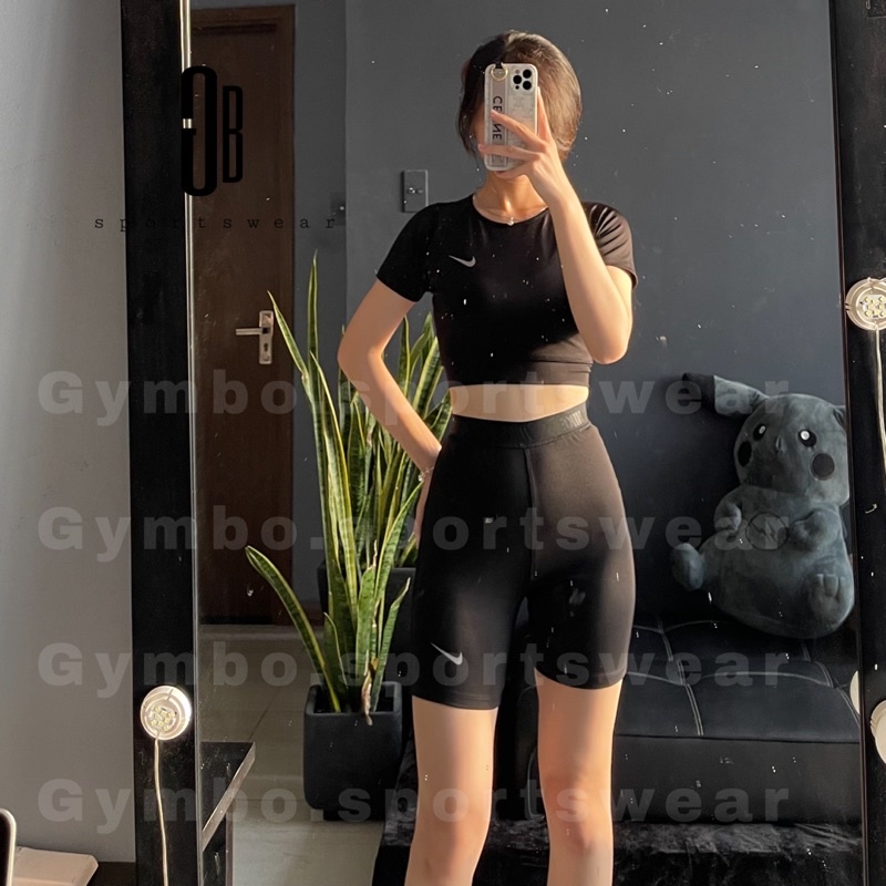 Quần lỡ biker thể thao nữ tập gym đi chơi hot trend