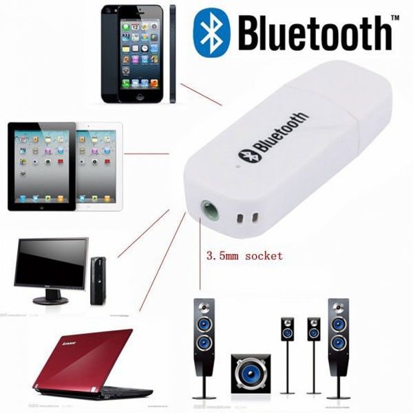 USB Bluetooth Kết Nối Loa Thường Thành Loa Không Dây (Màu Ngẫu Nhiên)