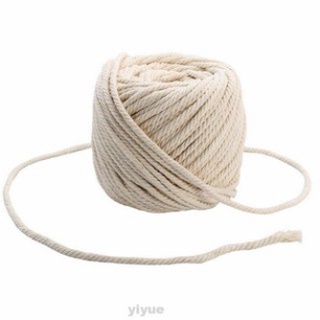 Combo 2 Dây thừng macrame se cotton, dây thừng trang trí 5mm dài 1m