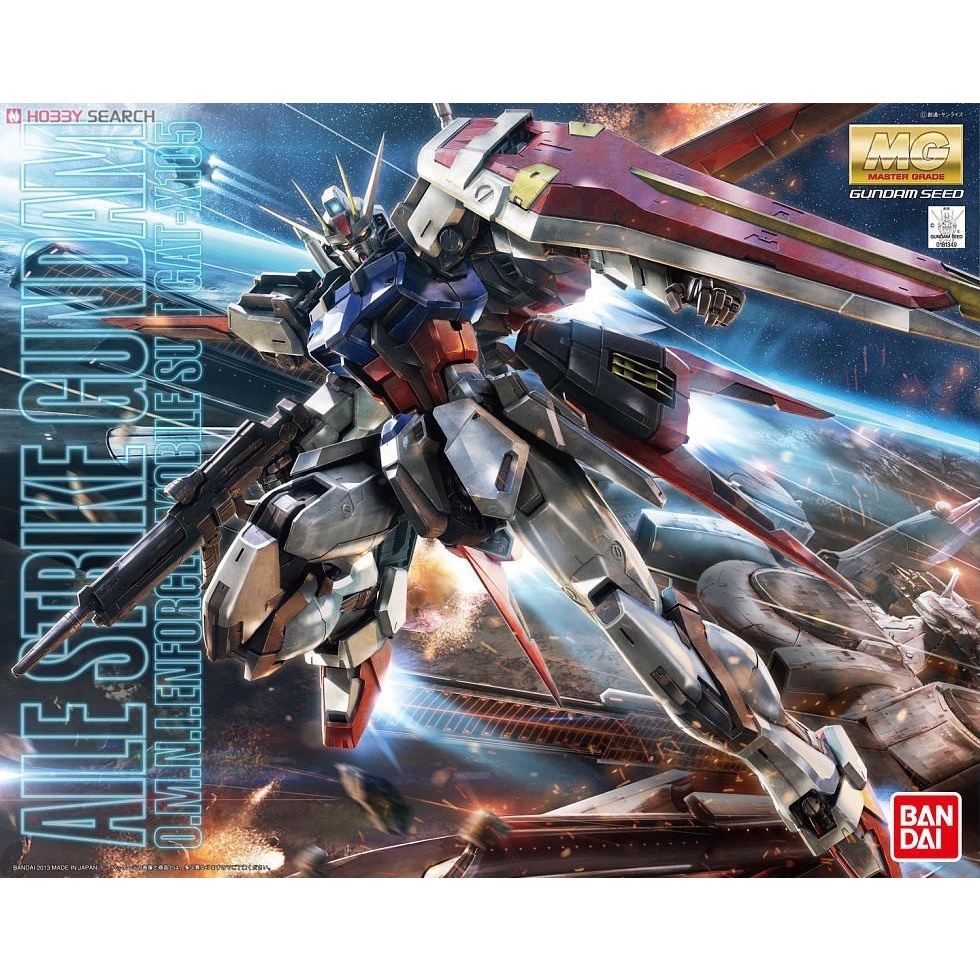 Mô Hình Gundam MG Aile Strike Remastered GAT-X105 Bandai 1/100 Seed Đồ Chơi Lắp Ráp Anime Nhật
