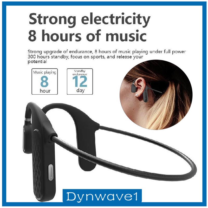 [DYNWAVE1]Wireless Bluetooth Bone Conduction Headphones Sport Earphones Sweatproof