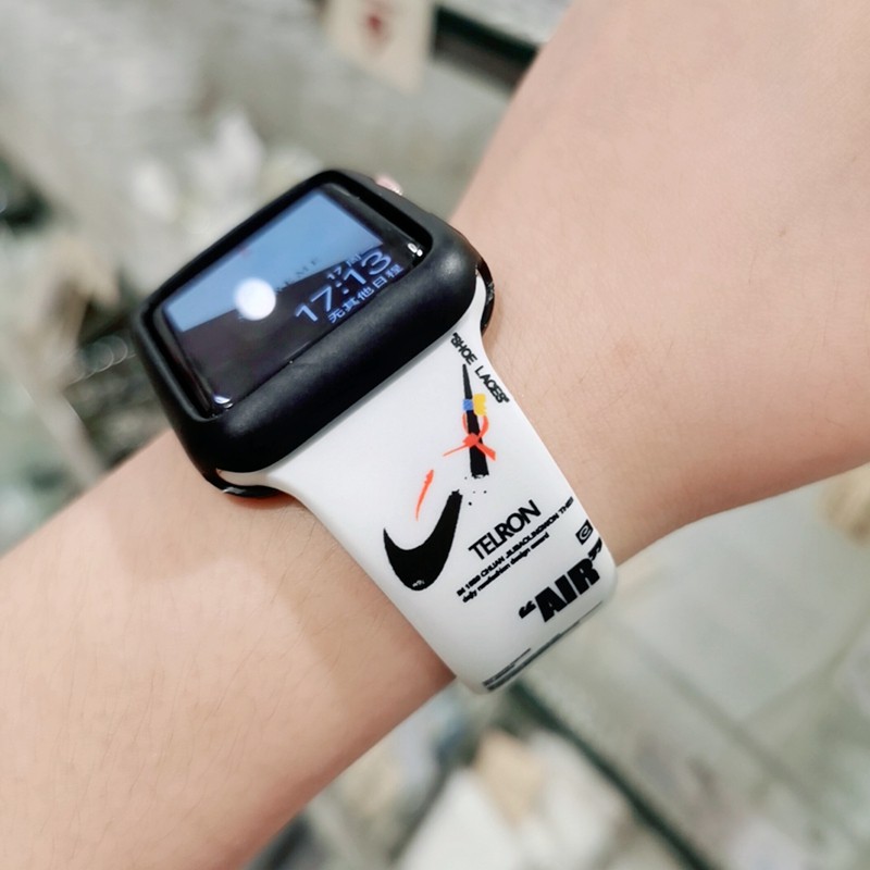 Combo 2 Món Dây Cao Su Và Ốp Bảo Vệ Apple Watch Cho Series 6/5/4/3/2/1/SE Size 38/40/42/44mm - Chinchin Case