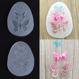 Khuôn Silicone tự làm trang sức hình bướm đẹp mắt