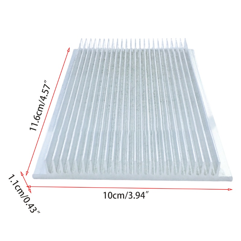 Vây Tản Nhiệt CPU Bằng Nhôm Có Đèn LED 10x1 1x11 6cm 3 94x0 43x4 57inch