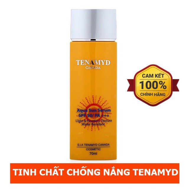 TINH CHẤT CHỐNG NẮNG DẠNG NƯỚC TENAMYD SPF50 70ML CHÍNH HÃNG - 7208