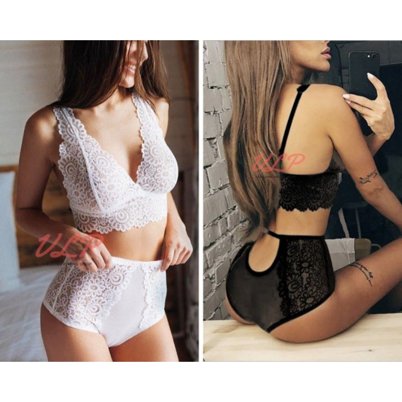 [S-M-L_58Kg]_NY2_Set nội y ren mềm không gọng sexy
