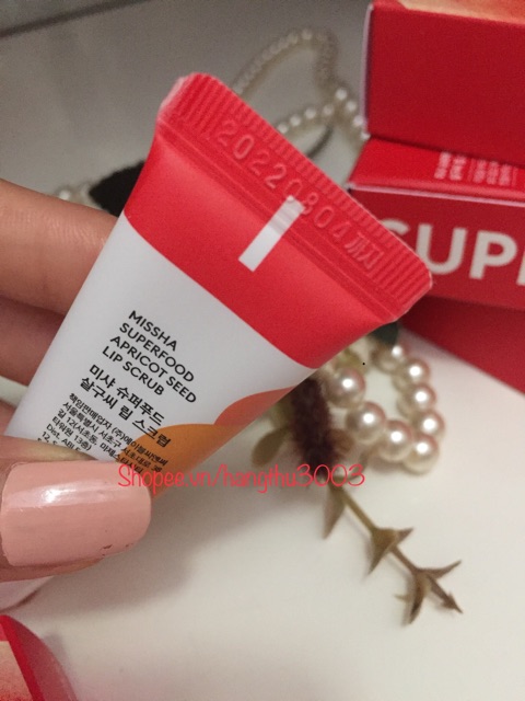 Tẩy Tế Bào Chết Môi Missha Superfood Apricot Lip Scrub | BigBuy360 - bigbuy360.vn