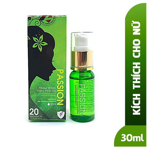 Gel bôi trơn kích thích tăng khoái cảm nữ Passion - Tặng feel 4in1 hộp 3 cái